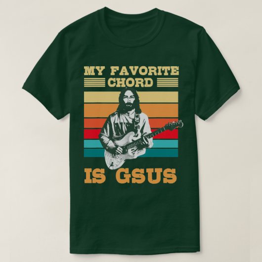 Mijn favoriete akkoord is gitarist t-shirt (Design voorkant)