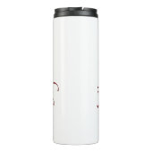 Mijn favoriete auto. Jouw foto in cirkel. Thermosbeker (Achterkant)