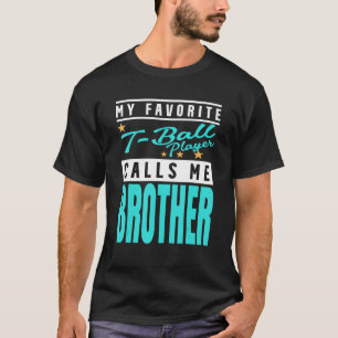Mijn favoriete balkspeler roept me Broeder T-shirt