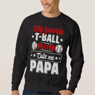 Mijn favoriete balspeler noemt me Papa schattige v Trui