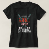 Mijn favoriete Baseball Player roept me oma Baseb T-shirt (Design voorkant)