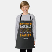 Mijn favoriete Baseball Player roept me op tot opa Schort (Gedragen)