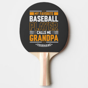 Mijn favoriete Baseball Player roept me op tot opa Tafeltennisbatje
