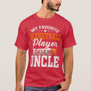 Mijn favoriete basketballspeler noemt me oom grapp t-shirt