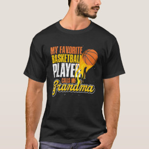 Mijn favoriete Basketbalspeler noemt me oma Bas T-shirt
