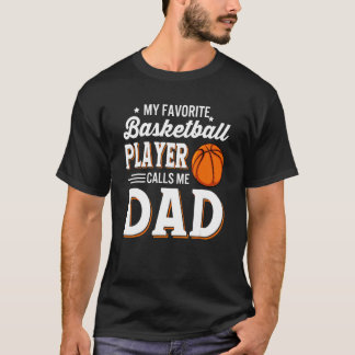 Mijn favoriete Basketbalspeler noemt me vaders T-shirt