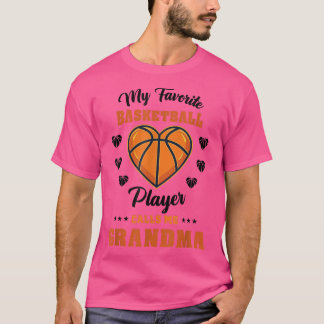 Mijn favoriete Basketbalspeler roept me oma T-S T-shirt