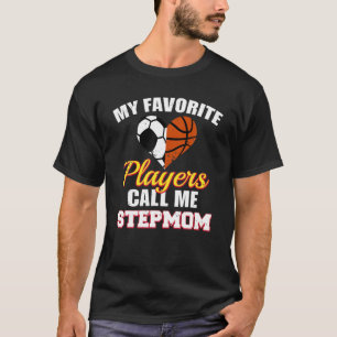 Mijn favoriete Basketbalspelers van de Voetbal roe T-shirt