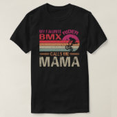 Mijn favoriete BMX Rider noemt me mama Vaderdag T-shirt (Design voorkant)