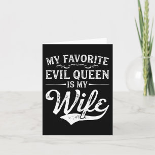 Mijn favoriete boegkoningin is mijn vrouw nieuwigh kaart