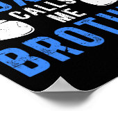 Mijn favoriete bokser noemt me broeder boksen broe poster (Hoek)