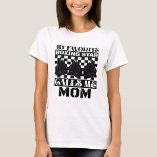 mijn favoriete boksster noemt me mama t-shirt