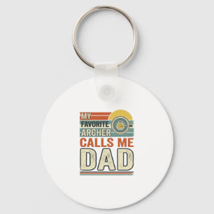 Mijn favoriete boogschutter noemt me papa vintage  sleutelhanger