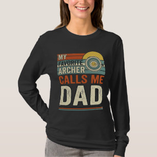 Mijn favoriete boogschutter noemt me papa vintage  t-shirt