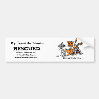Mijn favoriete Breed......, RESCUED Bumpersticker