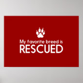 Mijn favoriete Breedte wordt gered Poster (Voorkant)