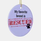 Mijn favoriete brouwerij wordt gered keramisch ornament (Rechts)