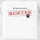 Mijn favoriete brouwerij wordt gered ovale sticker (Tas)