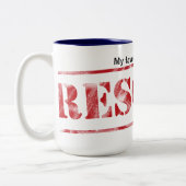 Mijn favoriete brouwerij wordt gered tweekleurige koffiemok (Links)