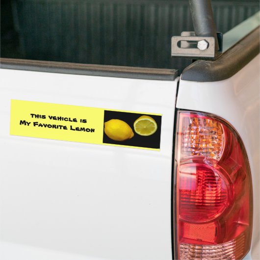 Mijn favoriete Bumpersticker (Op Truck)