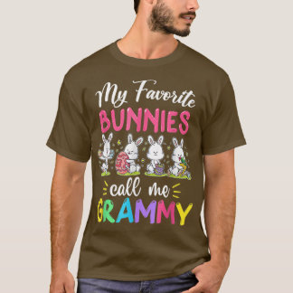 Mijn favoriete Bunnies noemen me Grammy Easter Mat T-shirt