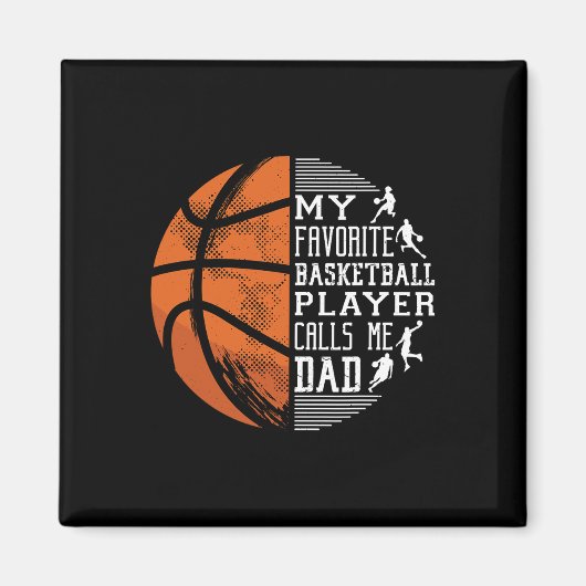 Mijn favoriete Bysketbyll-speler noemt me Dad Bysk Magneet (Voorkant)