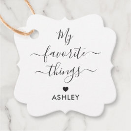 Mijn favoriete cadeautag voor gunsten en plezier bedankjes labels