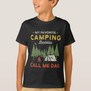 Mijn favoriete Camping Boeddies noemen me papa Fun T-shirt