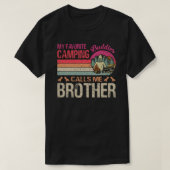 Mijn favoriete Camping Buddies noemen me Broeder V T-shirt (Design voorkant)