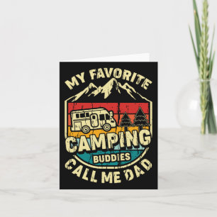 Mijn favoriete Camping Buddies noemen me papa Fa Kaart