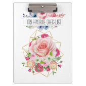 Mijn favoriete checklist klembord (Voorkant)