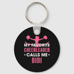 Mijn favoriete cheerleader noemt me Didi Cheerlead Sleutelhanger