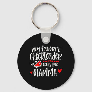 Mijn favoriete cheerleader noemt me Glamma Funny C Sleutelhanger