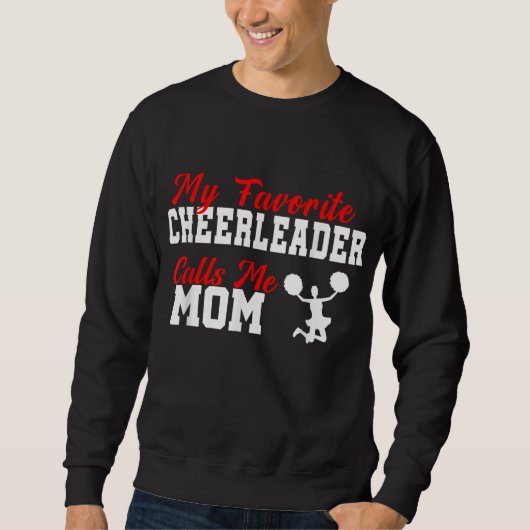 Mijn favoriete Cheerleader noemt me mam Funny Chee Trui (Voorkant)