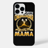 Mijn favoriete Cheerleader noemt me mama Cheerleid iPhone Hoesje (Achterkant)