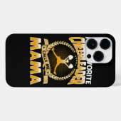 Mijn favoriete Cheerleader noemt me mama Cheerleid iPhone Hoesje (Achterkant horizontaal)