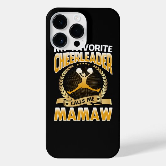 Mijn favoriete Cheerleader noemt me Mamaw Cheerlea iPhone Hoesje (Achterkant)