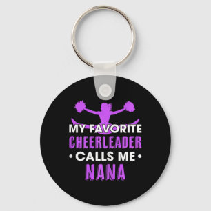 Mijn favoriete cheerleader noemt me Nana Cheerlead Sleutelhanger