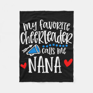 Mijn favoriete cheerleader noemt me Nana Funny Che Fleece Deken