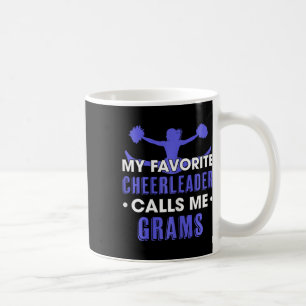 Mijn favoriete cheerleader noemt me oma Cheerleadi Koffiemok