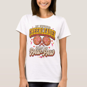 Mijn favoriete cheerleader noemt me Opa T-shirt