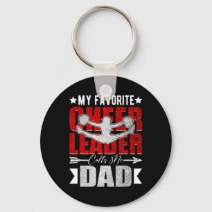 Mijn favoriete cheerleader noemt me papa Cheer pap Sleutelhanger