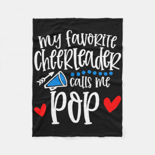 Mijn favoriete cheerleader noemt me Pop Funny Chee Fleece Deken