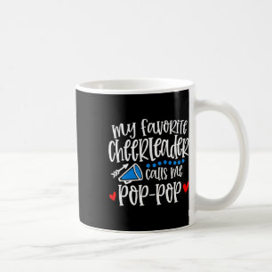 Mijn favoriete cheerleader noemt me Pop-pop Funny  Koffiemok