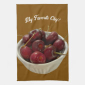 Mijn favoriete chef, keukenhanddoek (Verticaal)