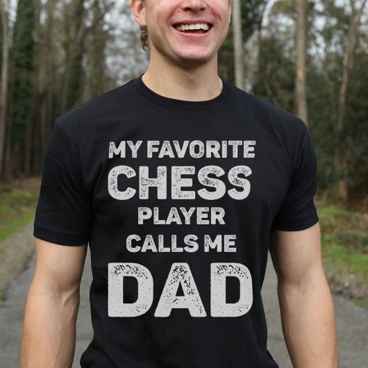 Mijn favoriete Chess Player noemt me papa T-shirt