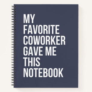 Mijn favoriete collega gaf me dit Notitieboek