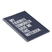 Mijn favoriete collega gaf me dit Notitieboek (Rechterzijde)