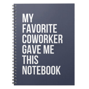 Mijn favoriete collega gaf me dit Notitieboek