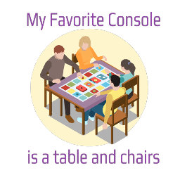 Mijn favoriete console is een tabeltekst t-shirt